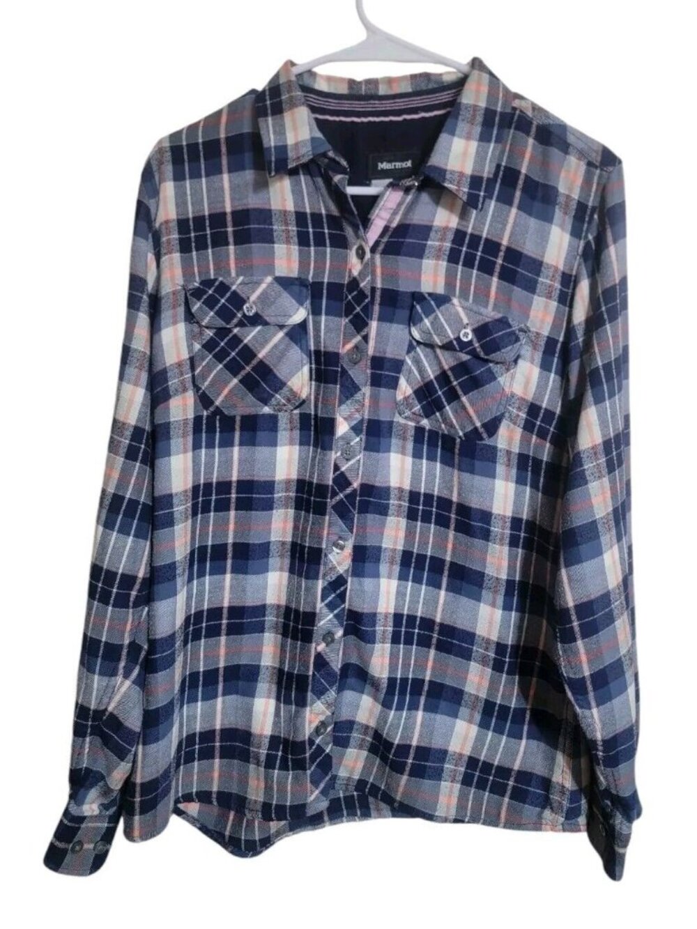 Marmot Shirt women XL Multicolor Bridget Plaid Flannel Outdoor Preppy Gorpcore